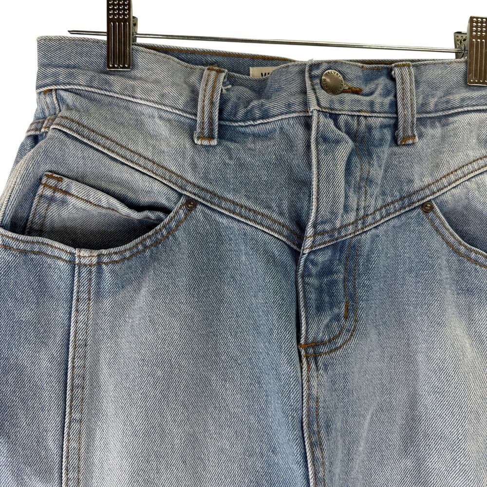 Velvet Heart Denim Tessia Denim Split Skirt Size 28